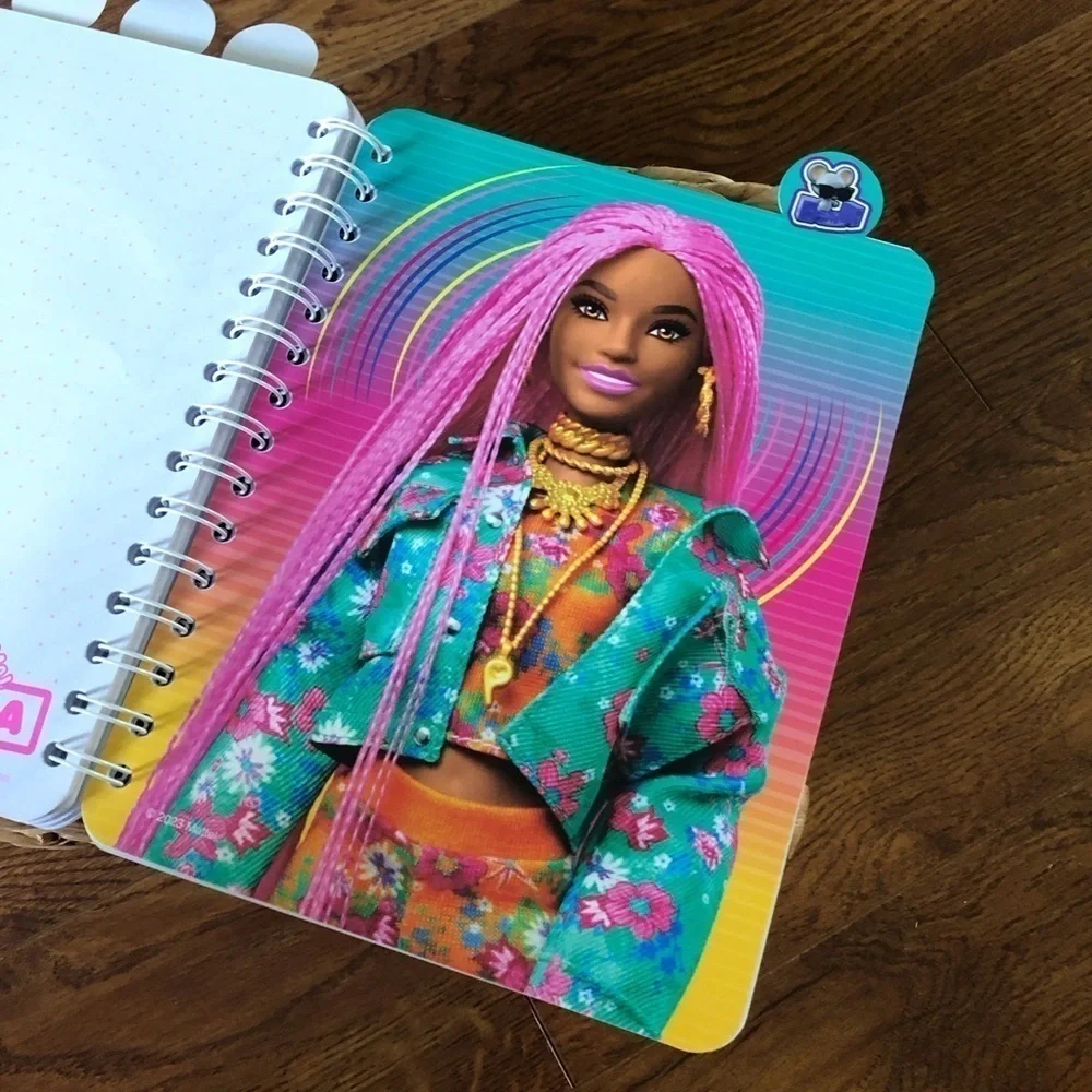 Barbie Tabbed spiral notebook journal
